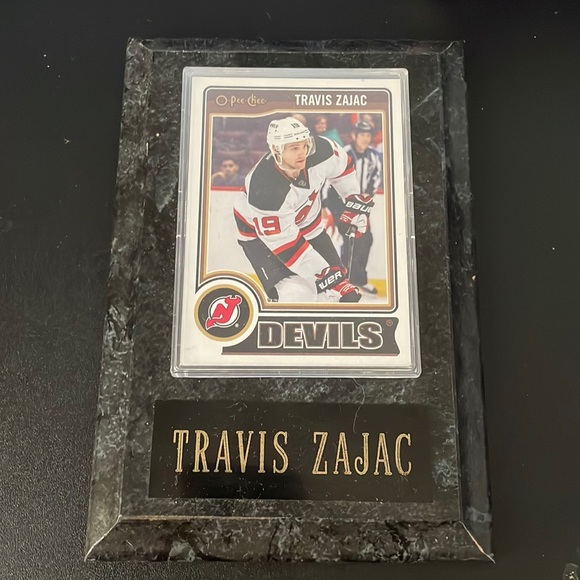 Travis Zajac Devils plaque - Picture 1 of 1